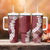 Hawaii Aloha Plumeria Lei Scarlet Palaka Tumbler With Handle - Polynesian Pride