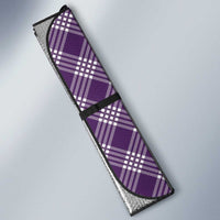 Hawaii Aloha Plumeria Lei Violet Palaka Auto Sun Shade - Polynesian Pride