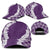 Hawaii Aloha Plumeria Lei Violet Palaka Classic Cap - Polynesian Pride