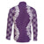 Hawaii Aloha Plumeria Lei Violet Palaka Family Matching Tank Maxi Dress and Hawaiian Shirt - Polynesian Pride