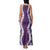Hawaii Aloha Plumeria Lei Violet Palaka Family Matching Tank Maxi Dress and Hawaiian Shirt - Polynesian Pride