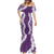 Hawaii Aloha Plumeria Lei Violet Palaka Mermaid Dress - Polynesian Pride