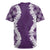 Hawaii Aloha Plumeria Lei Violet Palaka Rugby Jersey - Polynesian Pride