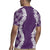 Hawaii Aloha Plumeria Lei Violet Palaka Rugby Jersey - Polynesian Pride