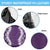 Hawaii Aloha Plumeria Lei Violet Palaka Spare Tire Cover - Polynesian Pride