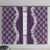 Hawaii Aloha Plumeria Lei Violet Palaka Window Curtain - Polynesian Pride