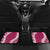 Hawaii Aloha Plumeria Lei Fuschia Palaka Car Mats - Polynesian Pride