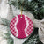 Hawaii Aloha Plumeria Lei Fuschia Palaka Ceramic Ornament - Polynesian Pride