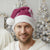 Hawaii Aloha Plumeria Lei Fuschia Palaka Christmas Santa Hat - Polynesian Pride