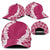 Hawaii Aloha Plumeria Lei Fuschia Palaka Classic Cap - Polynesian Pride