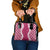 Hawaii Aloha Plumeria Lei Fuschia Palaka Shoulder Handbag - Polynesian Pride