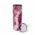Hawaii Aloha Plumeria Lei Fuschia Palaka Skinny Tumbler - Polynesian Pride