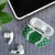 Hawaii Aloha Plumeria Lei Green Palaka AirPods Case - Polynesian Pride