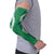 Hawaii Aloha Plumeria Lei Green Palaka Arm Sleeves - Polynesian Pride