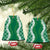 Hawaii Aloha Plumeria Lei Green Palaka Ceramic Ornament - Polynesian Pride