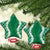 Hawaii Aloha Plumeria Lei Green Palaka Ceramic Ornament - Polynesian Pride