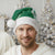 Hawaii Aloha Plumeria Lei Green Palaka Christmas Santa Hat - Polynesian Pride
