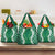 Hawaii Aloha Plumeria Lei Green Palaka Grocery Bag - Polynesian Pride