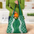 Hawaii Aloha Plumeria Lei Green Palaka Grocery Bag - Polynesian Pride