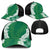 Hawaii Aloha Plumeria Lei Green Palaka Mesh Trucker Cap - Polynesian Pride