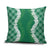 Hawaii Aloha Plumeria Lei Green Palaka Pillow Cover - Polynesian Pride