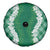 Hawaii Aloha Plumeria Lei Green Palaka Spare Tire Cover - Polynesian Pride