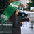 Hawaii Aloha Plumeria Lei Green Palaka Umbrella - Polynesian Pride