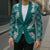Hawaii Aloha Plumeria Lei Teal Palaka Blazer - Polynesian Pride