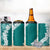 Hawaii Aloha Plumeria Lei Teal Palaka 4 in 1 Can Cooler Tumbler - Polynesian Pride