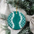 Hawaii Aloha Plumeria Lei Teal Palaka Ceramic Ornament - Polynesian Pride