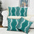 Hawaii Aloha Plumeria Lei Teal Palaka Pillow Cover - Polynesian Pride