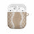 Hawaii Aloha Plumeria Lei Beige Palaka AirPods Case - Polynesian Pride
