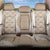 Hawaii Aloha Plumeria Lei Beige Palaka Back Car Seat Cover - Polynesian Pride