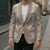 Hawaii Aloha Plumeria Lei Beige Palaka Blazer - Polynesian Pride