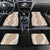 Hawaii Aloha Plumeria Lei Beige Palaka Car Mats - Polynesian Pride