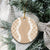 Hawaii Aloha Plumeria Lei Beige Palaka Ceramic Ornament - Polynesian Pride