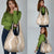 Hawaii Aloha Plumeria Lei Beige Palaka Grocery Bag - Polynesian Pride