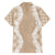 Hawaii Aloha Plumeria Lei Beige Palaka Hawaiian Shirt - Polynesian Pride
