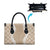 Hawaii Aloha Plumeria Lei Beige Palaka Leather Bag - Polynesian Pride