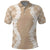 Hawaii Aloha Plumeria Lei Beige Palaka Polo Shirt - Polynesian Pride