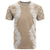 Hawaii Aloha Plumeria Lei Beige Palaka T Shirt - Polynesian Pride