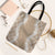 Hawaii Aloha Plumeria Lei Beige Palaka Tote Bag - Polynesian Pride