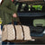 Hawaii Aloha Plumeria Lei Beige Palaka Travel Bag - Polynesian Pride