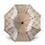 Hawaii Aloha Plumeria Lei Beige Palaka Umbrella - Polynesian Pride