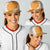 Hawaii Aloha Plumeria Lei Orange Palaka Baseball Net Cap - Polynesian Pride