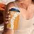 Hawaii Aloha Plumeria Lei Orange Palaka 4 in 1 Can Cooler Tumbler - Polynesian Pride