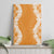 Hawaii Aloha Plumeria Lei Orange Palaka Canvas Wall Art - Polynesian Pride