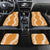 Hawaii Aloha Plumeria Lei Orange Palaka Car Mats - Polynesian Pride
