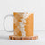Hawaii Aloha Plumeria Lei Orange Palaka Ceramic Mug - Polynesian Pride