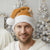 Hawaii Aloha Plumeria Lei Orange Palaka Christmas Santa Hat - Polynesian Pride
